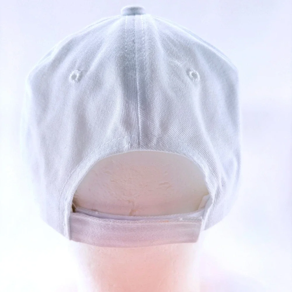North Carolina Outer Banks Shark Patch Sunsations White Baseball Dad Hat Cap
